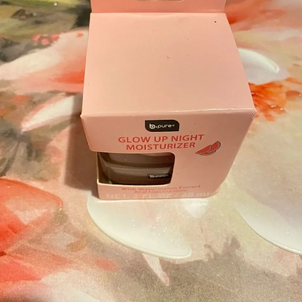 💥B- Pure  Glow  up night moisturizer with watermelon 🍉Extract and niacinamide